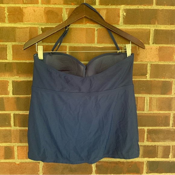 Catalina Navy Blue Swim Top Removeable Strap Women’s Large NEW - Picture 3 of 6